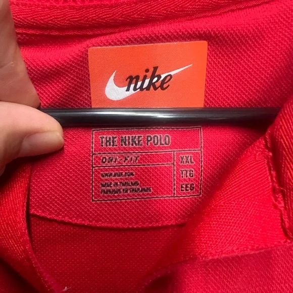 Nike tiger woods‎ Men's Red Polo Shirt - Picture 2 of 3